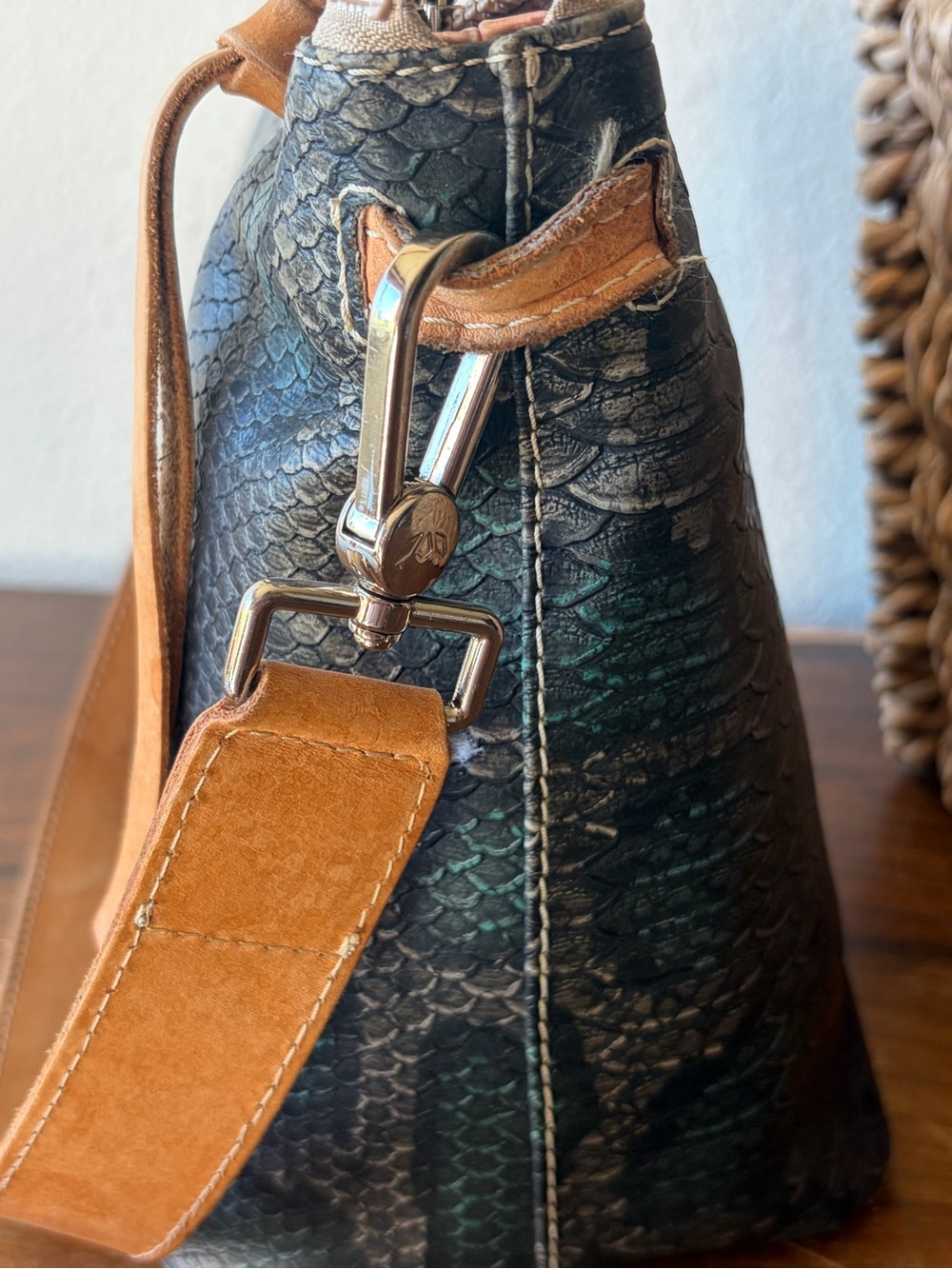 Consuela Rattler Wedge Crossbody - Picture 4 of 13